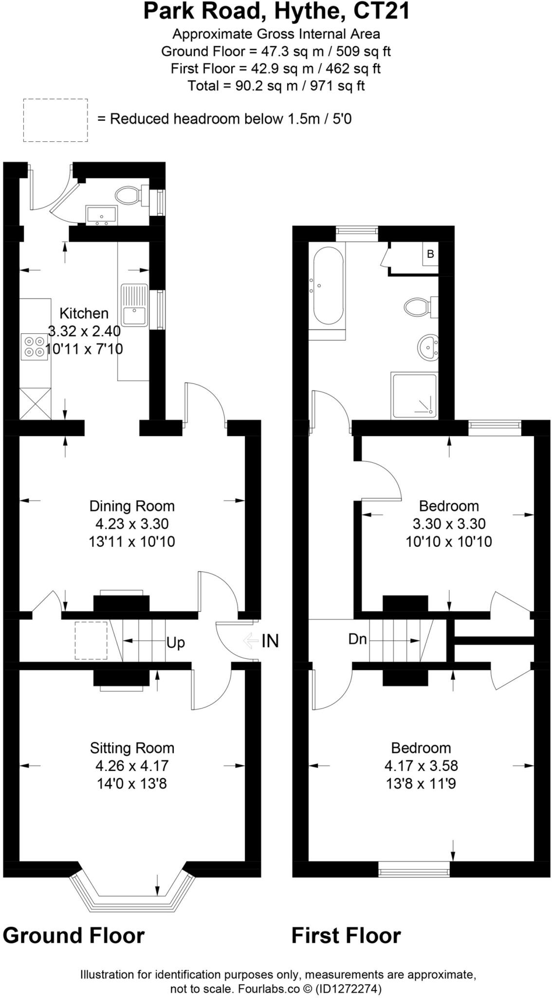 Park Road, Hythe, CT21 floorplan