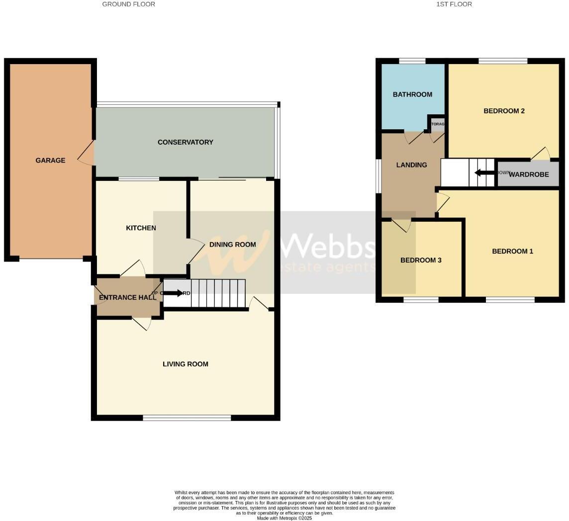 Crestwood Rise, Etching HIll, Rugeley floorplan