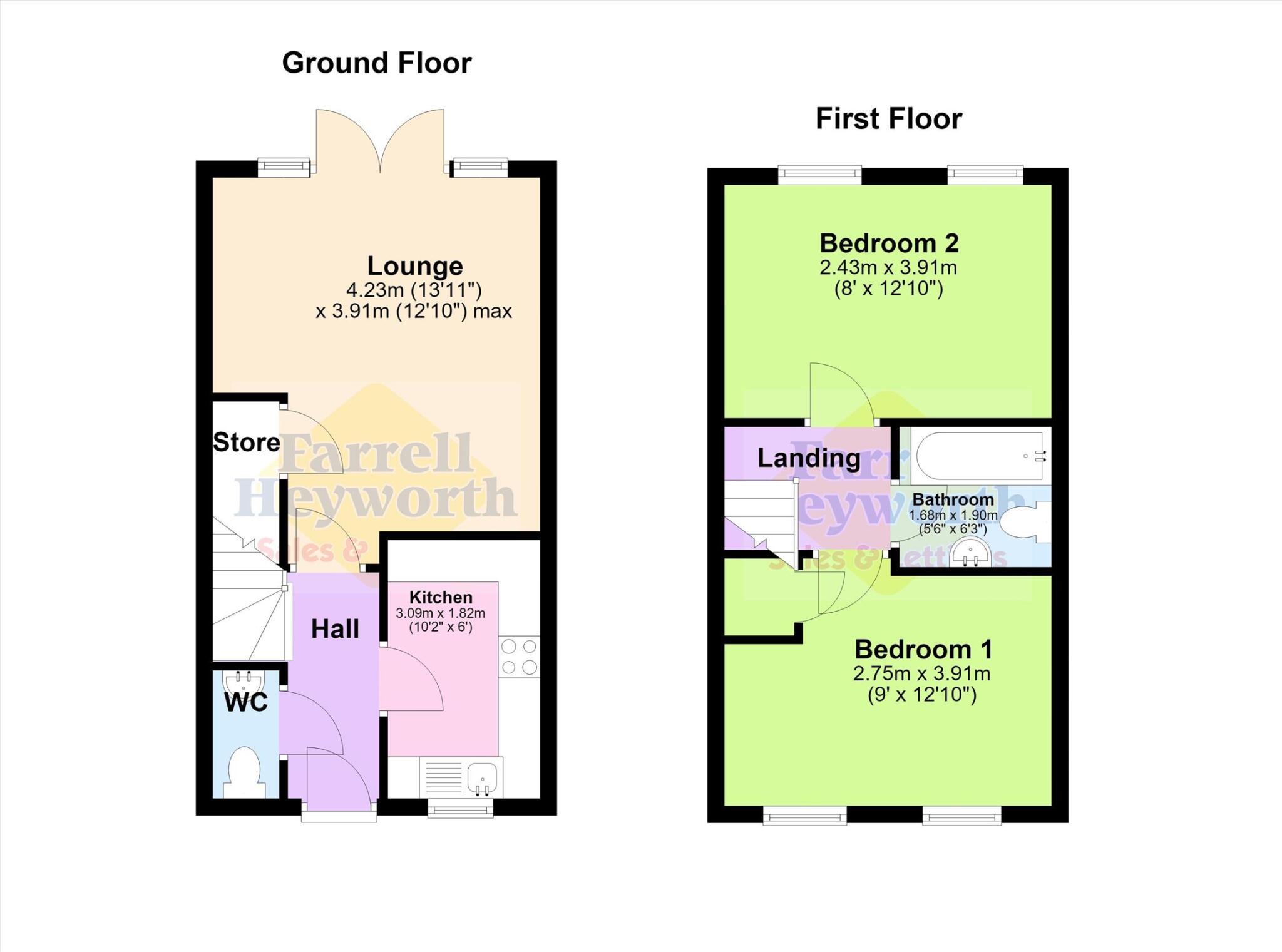 Sharp Close, Cottam, Preston floorplan