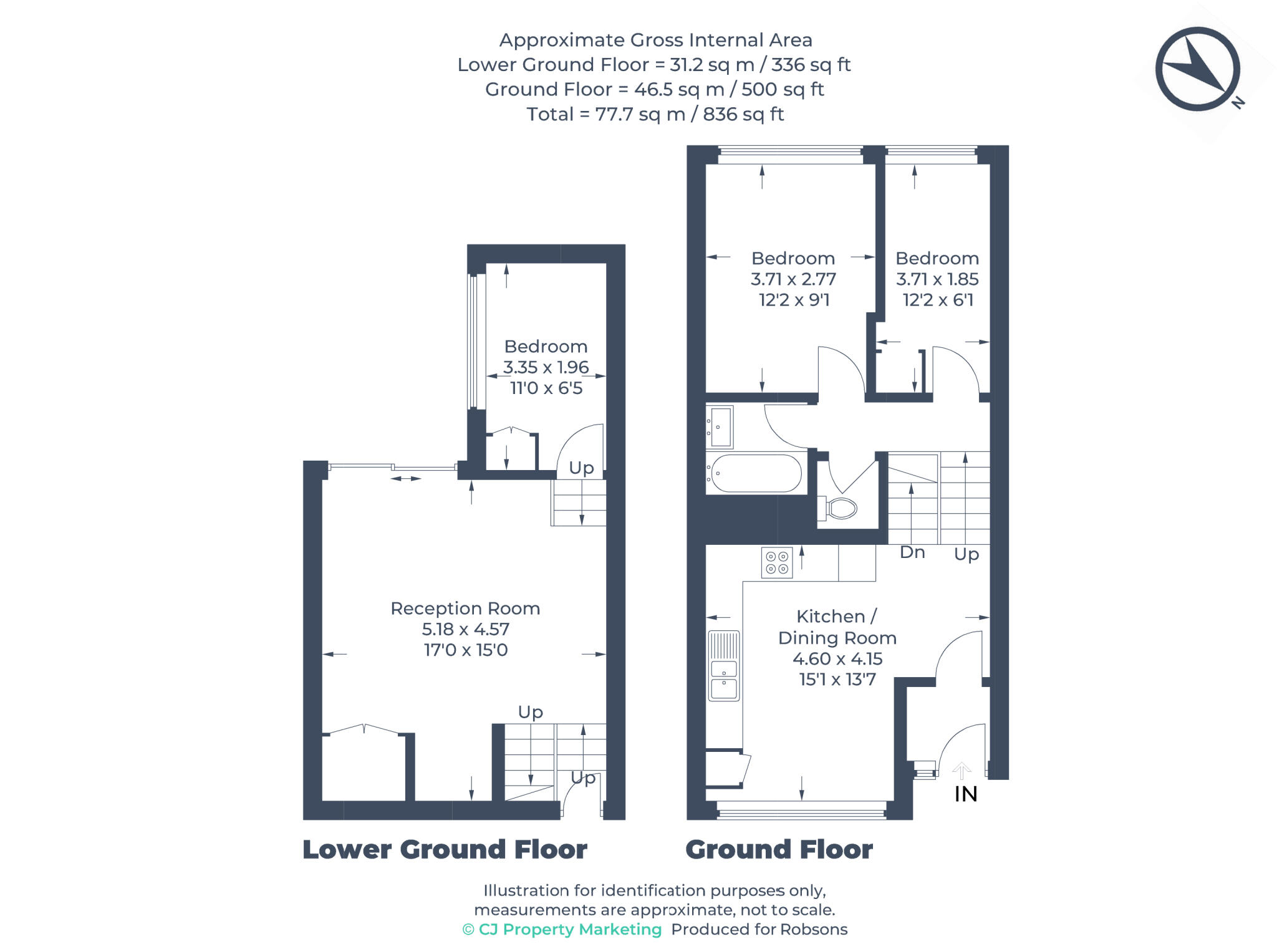 Leaf Close, Northwood floorplan