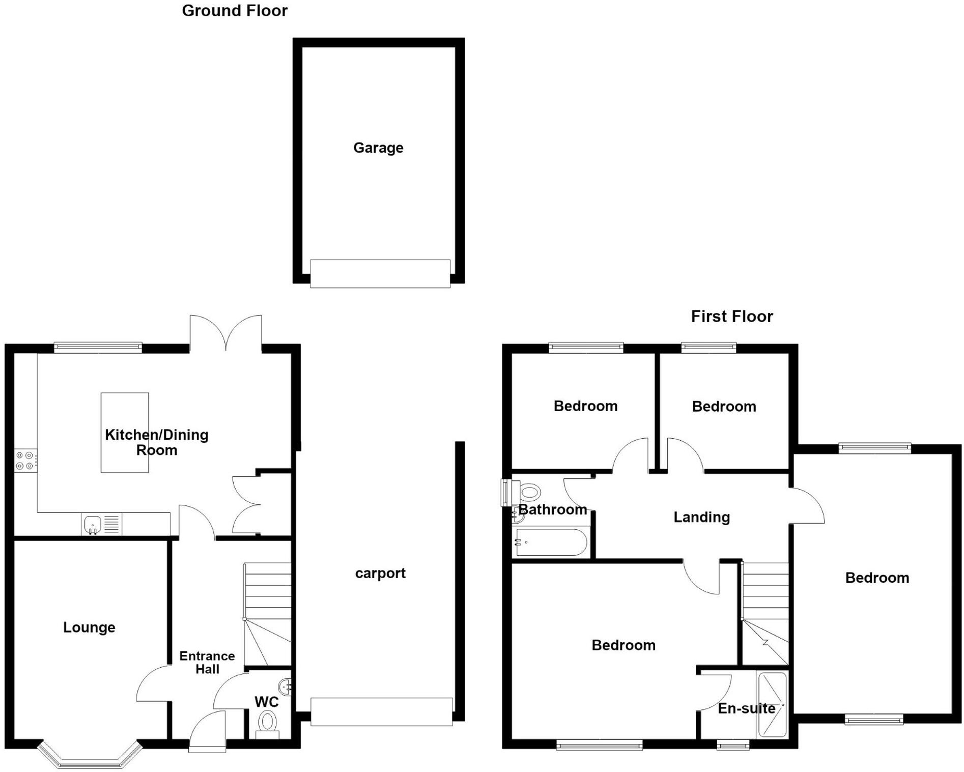 Barnards Way, Kibworth Harcourt, LE8 floorplan