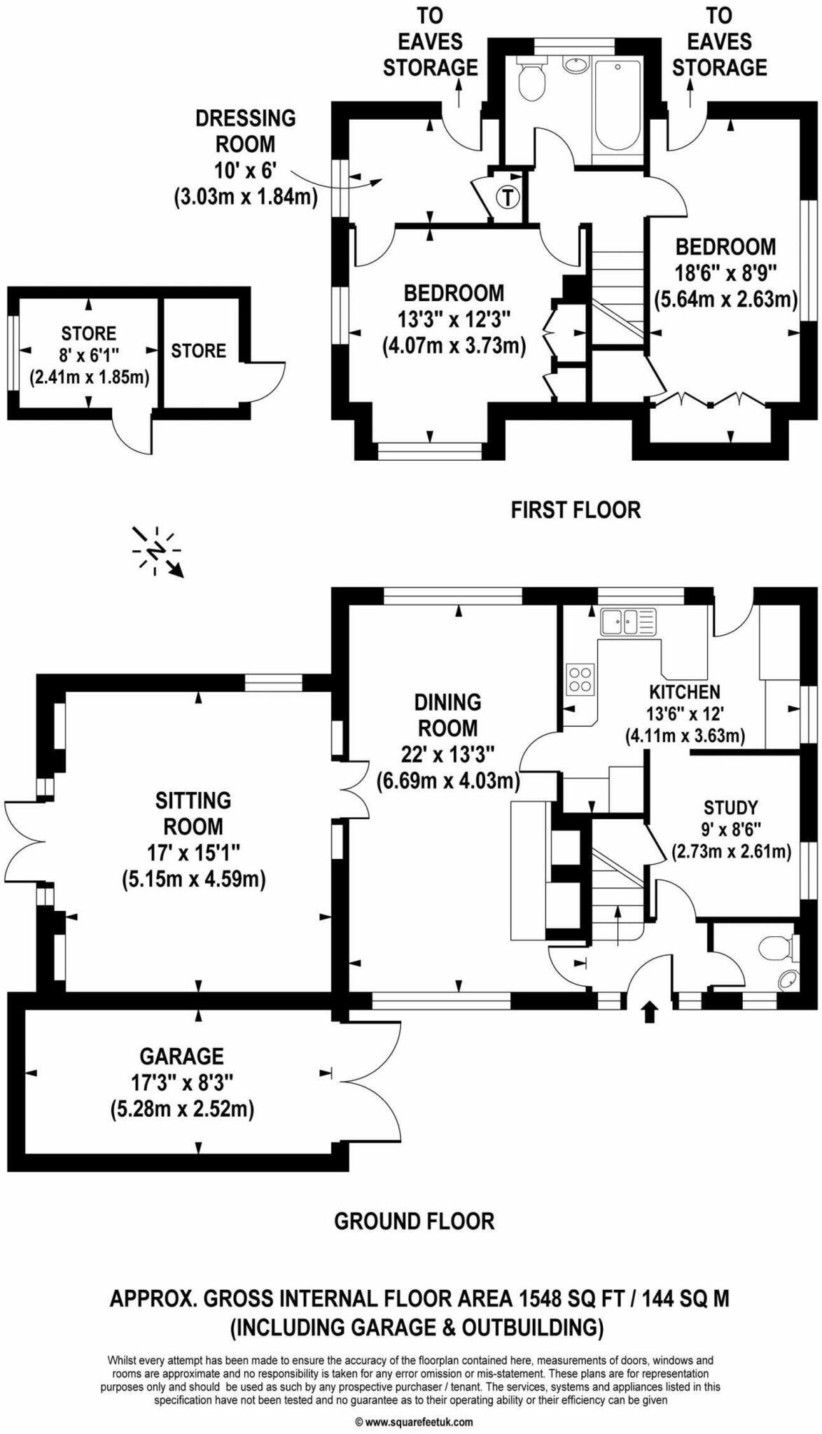 Fairmile Lane, Cobham, KT11 floorplan