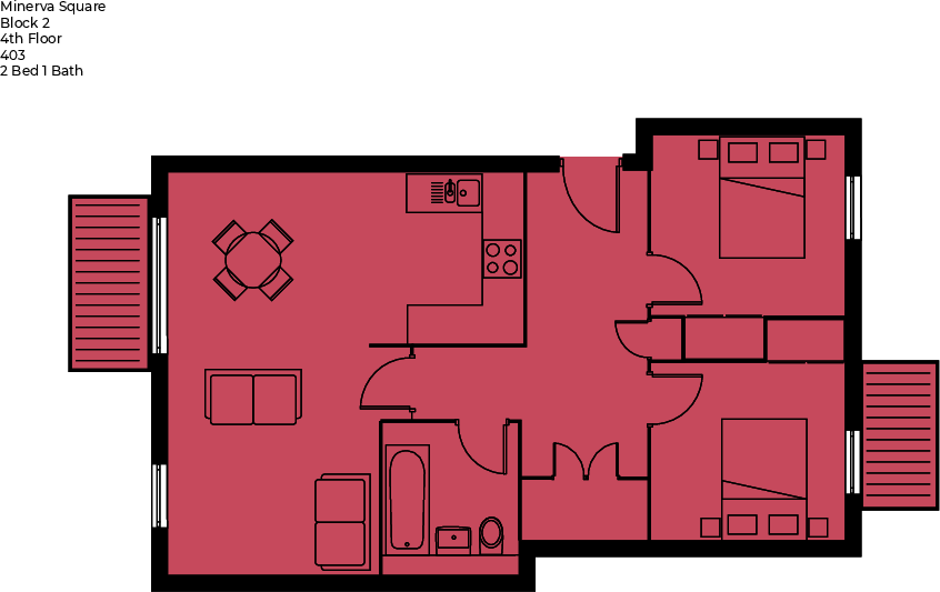 Minerva Square, Glasgow, Glasgow City floorplan