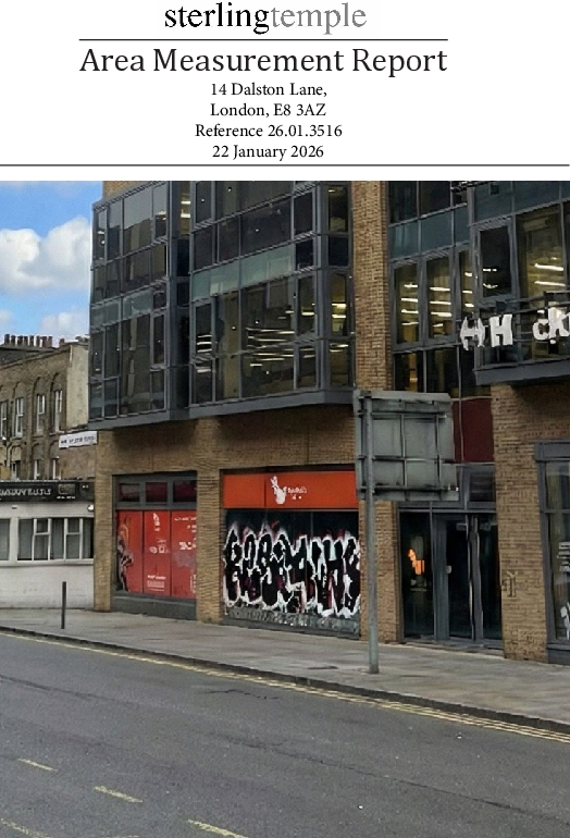 Measured Survey - 14 Dalston Lane (Jan 2026).pdf
