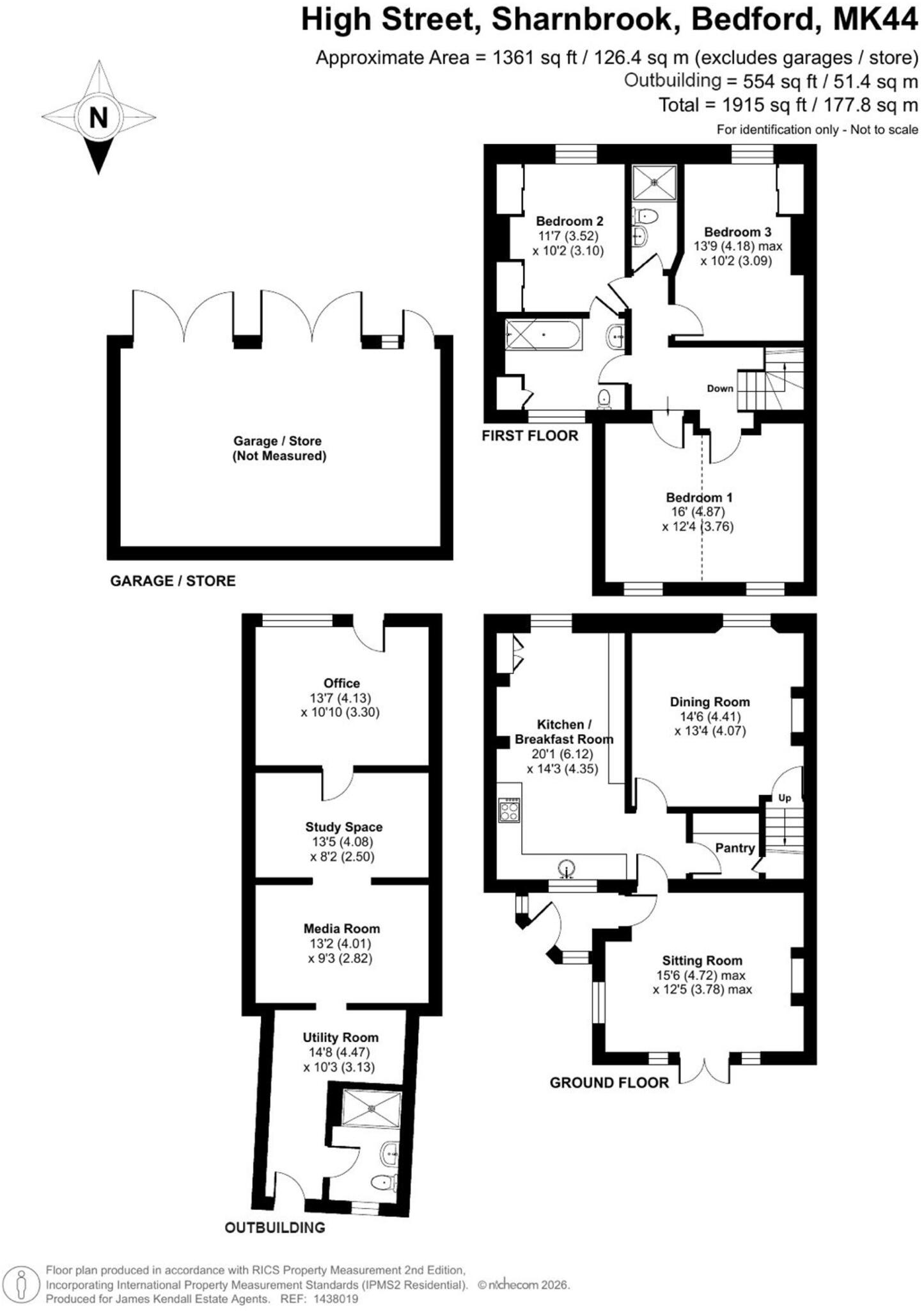 High Street, Sharnbrook, MK44 floorplan