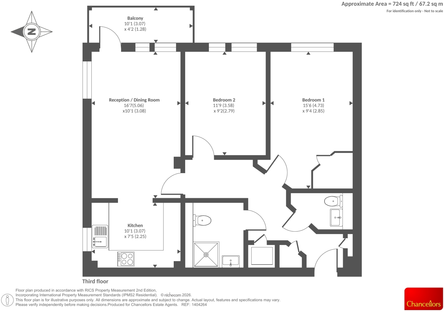 Augustus House, GU25, GU25 floorplan