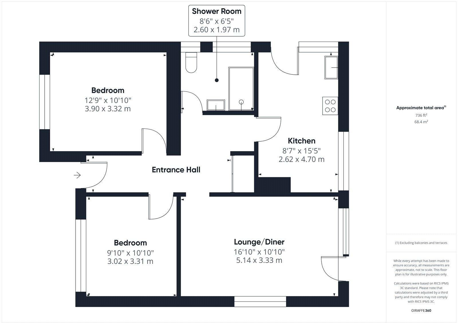 Whitehayes Close, Burton, Christchurch, Dorset, BH23 floorplan
