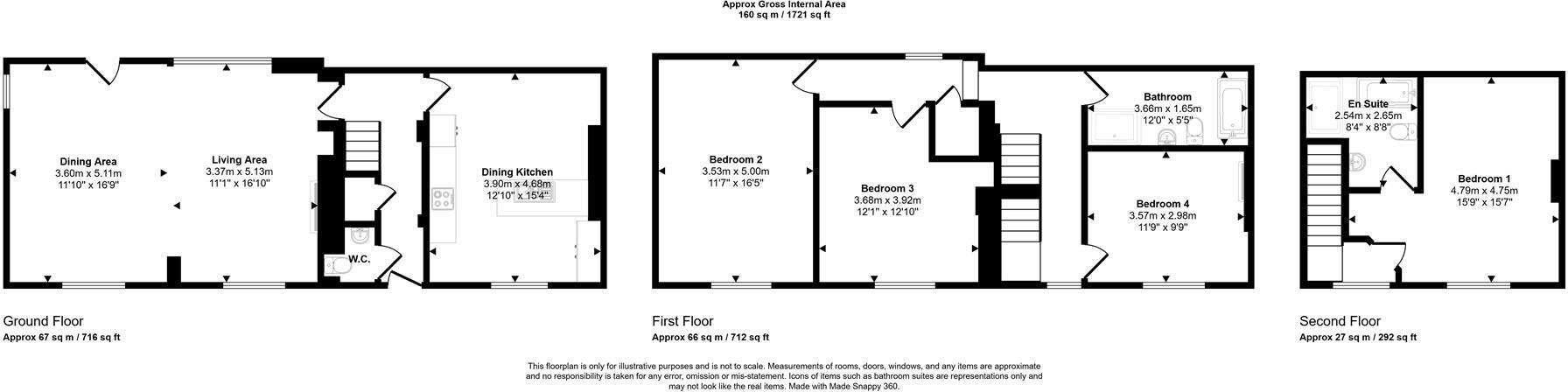 Glebe Farm, Great Dalby floorplan