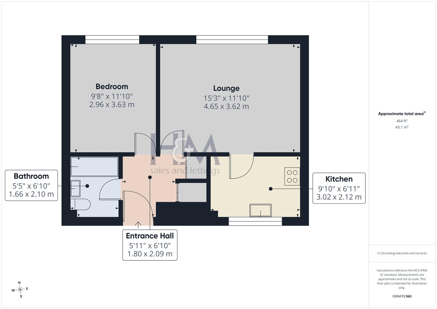 Woburn Close, Stevenage floorplan