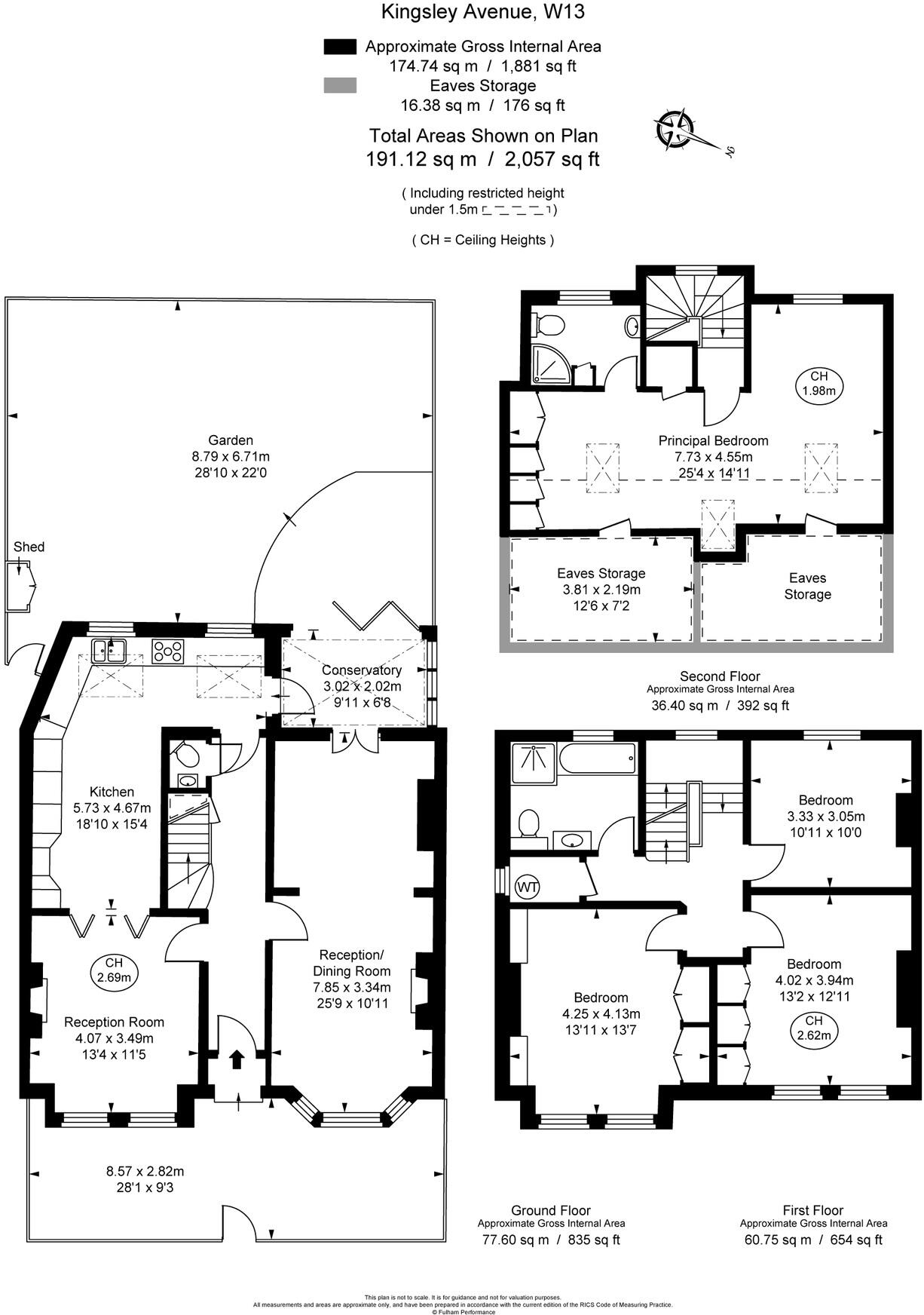 Kingsley Avenue, Ealing, London, W13 floorplan