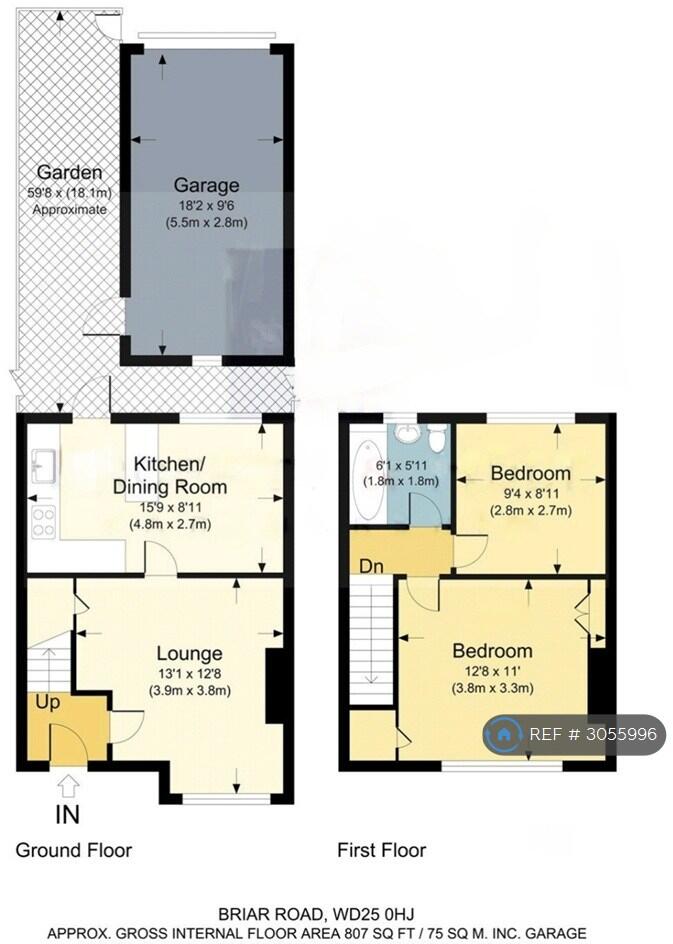 Briar Road, Watford, WD25 floorplan