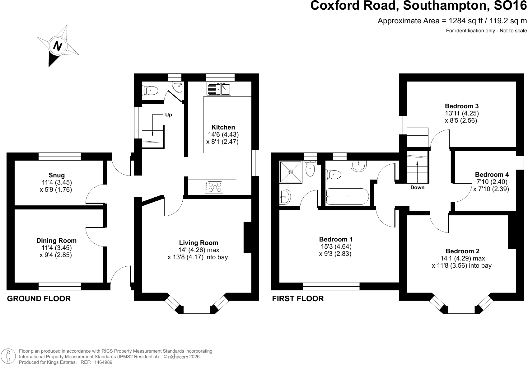 Coxford Road, Southampton floorplan