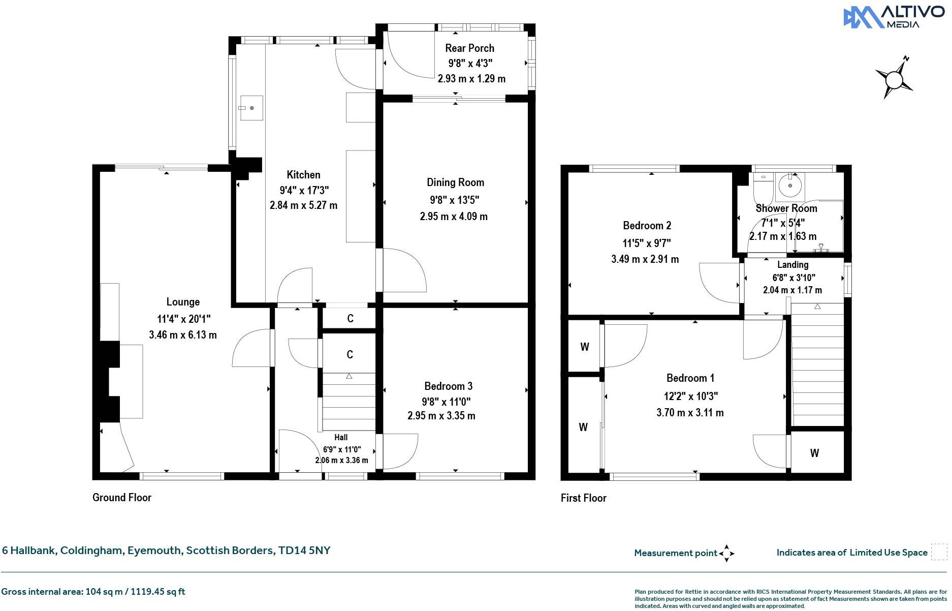 Hallbank, Coldingham, Eyemouth, Scottish Borders floorplan
