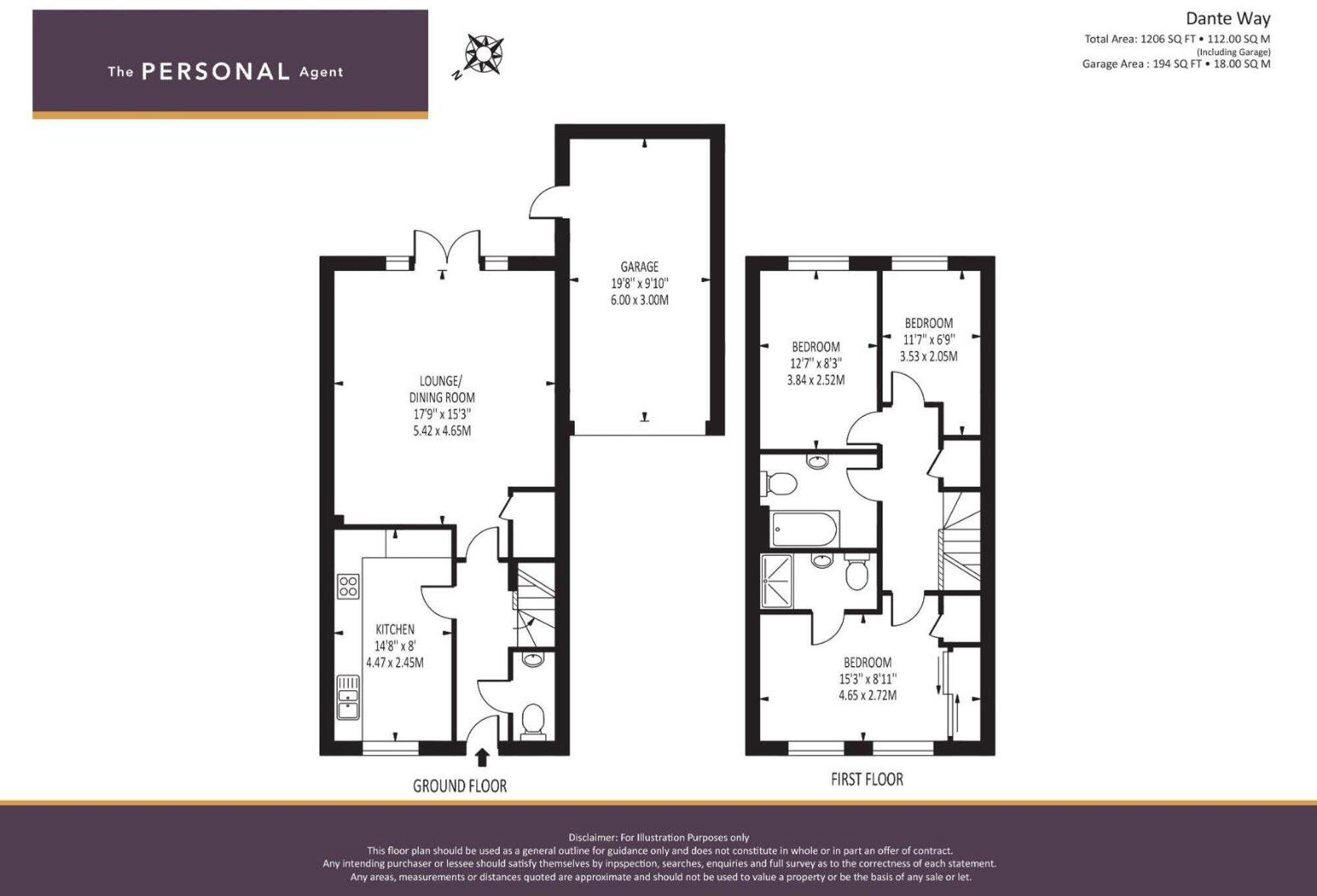 Dante Way, Epsom, KT19 floorplan