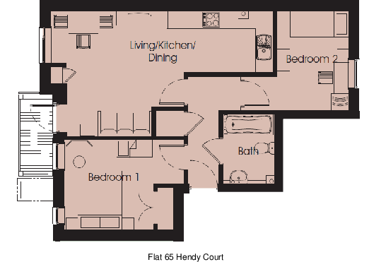 Hendy Court, Selby Place, Southampton, City Of Southampton floorplan