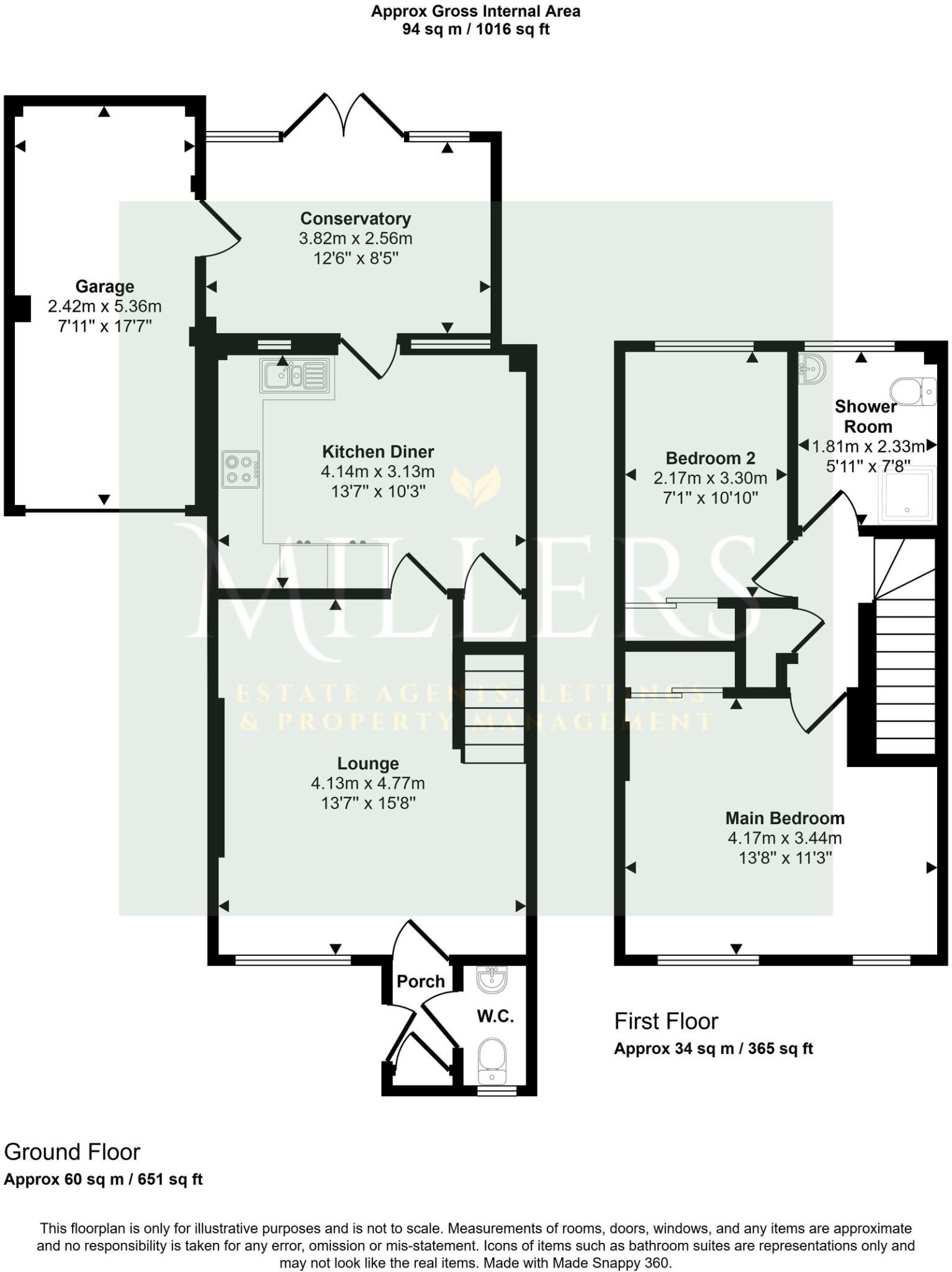 Cromwell Road, Cromer, NR27 floorplan