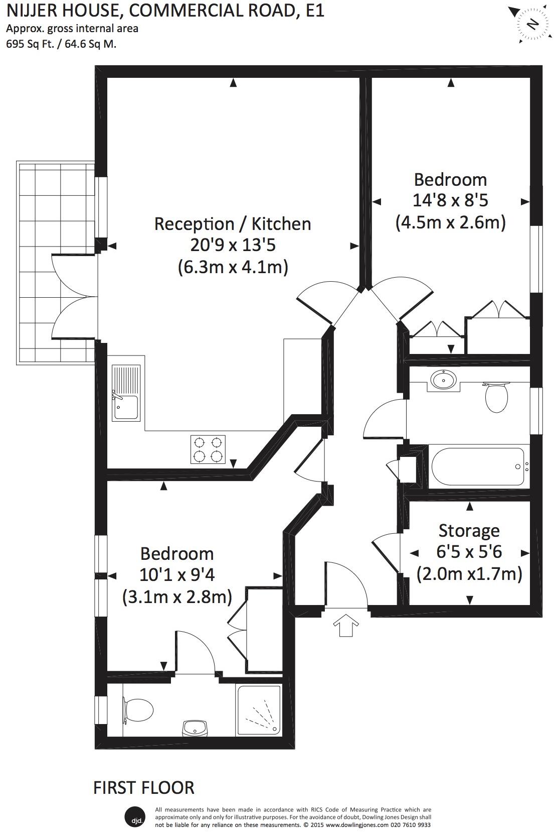 Nijjer House, Commercial Road, Tower Hamlets, London floorplan