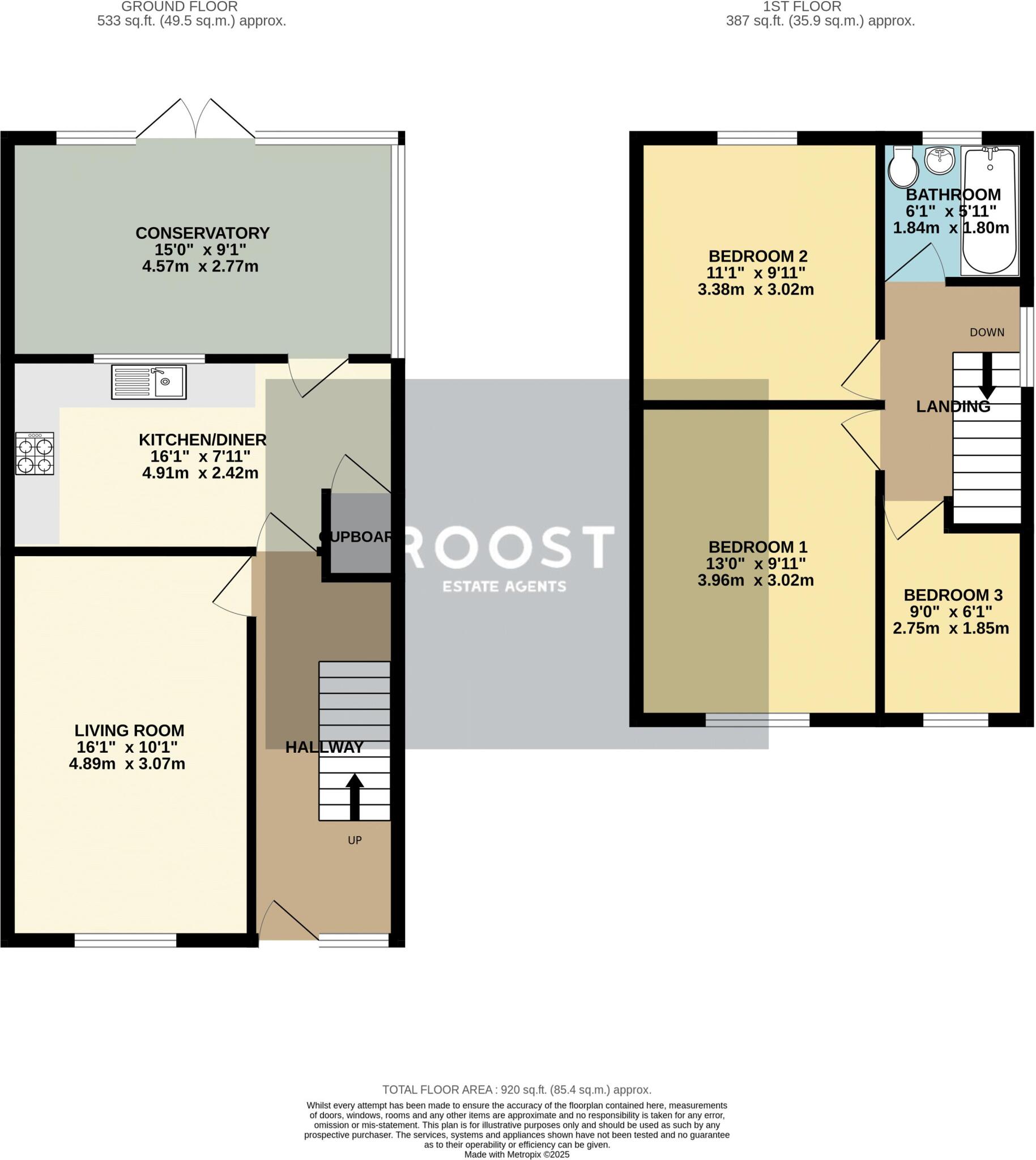 Archer Road, Waltham floorplan
