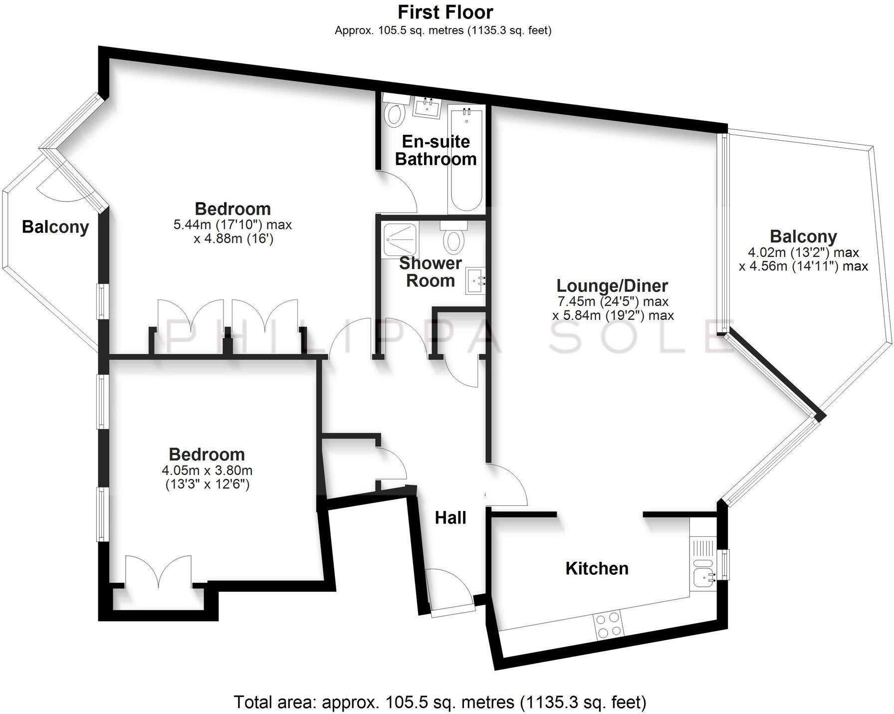 Moriconium Quay, Lake Avenue, Hamworthy BH15 floorplan