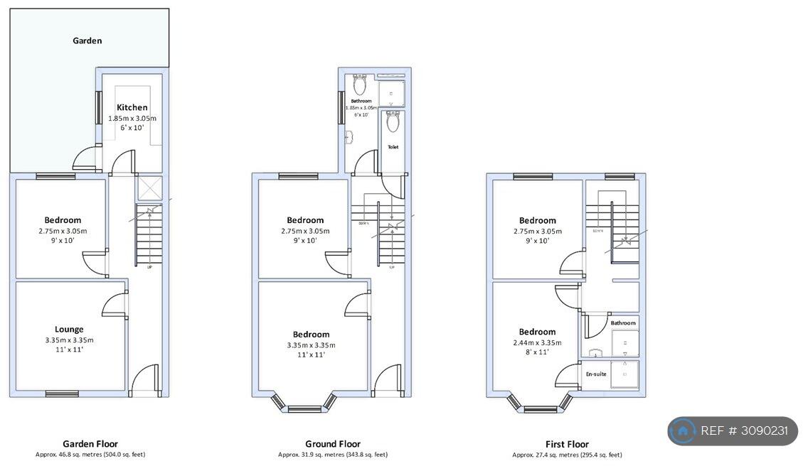 Hanover Terrace, Brighton, BN2 floorplan