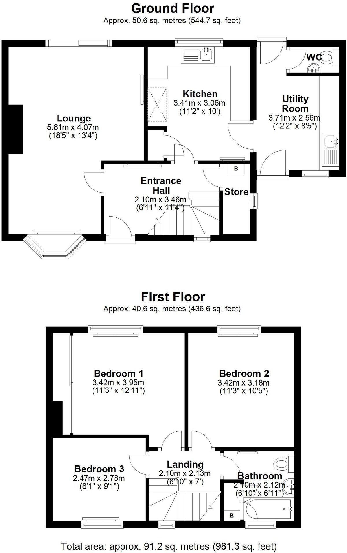 Stones Manor Lane, Hartford, CW8 floorplan