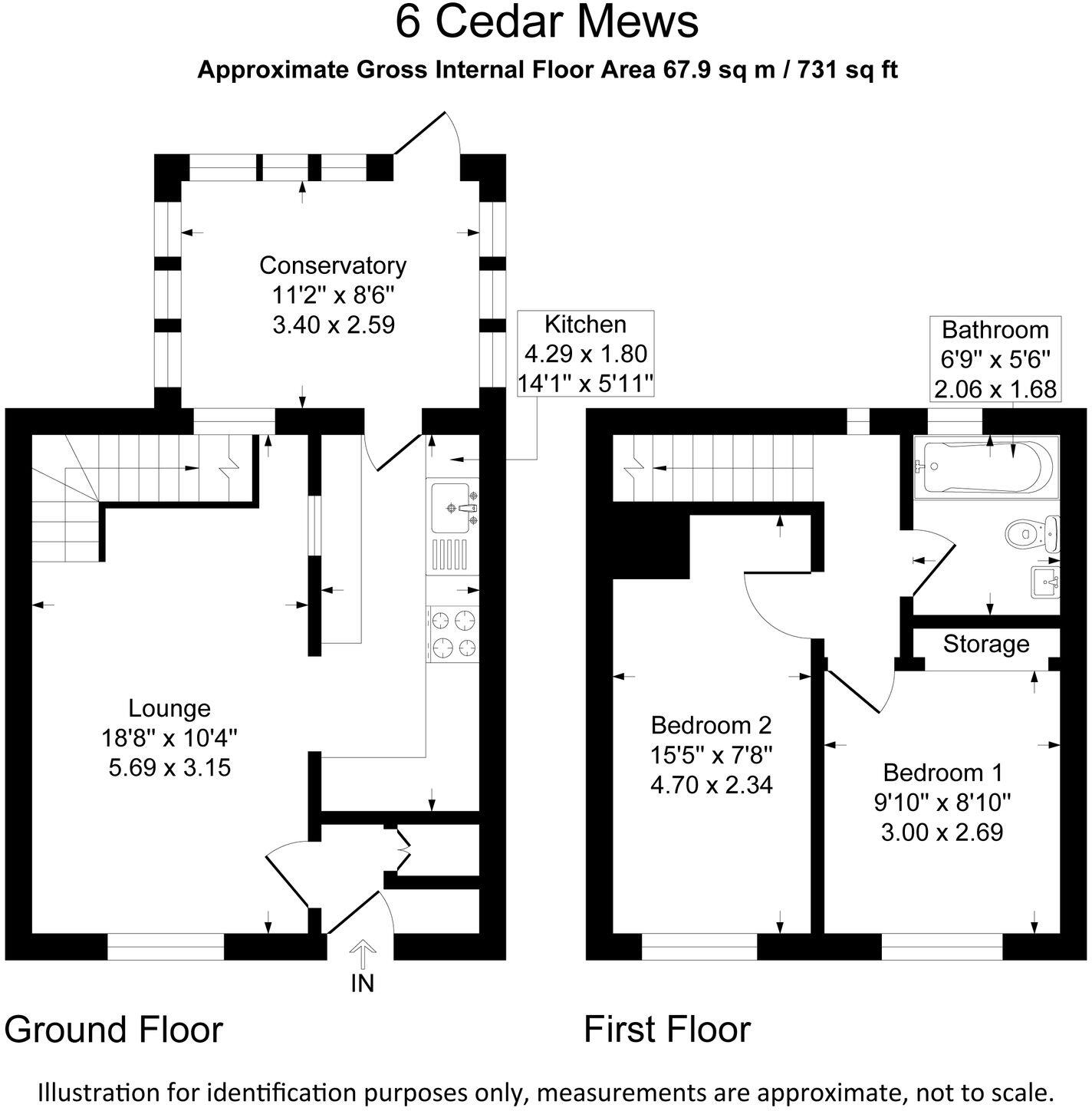 Cedar Mews, Chester, CH1 floorplan