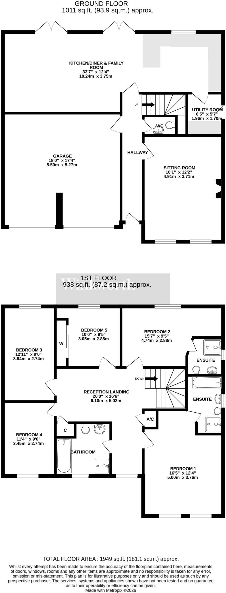 Walnut Tree Drive, Framingham Earl, Norwich, Norfolk, NR14 floorplan