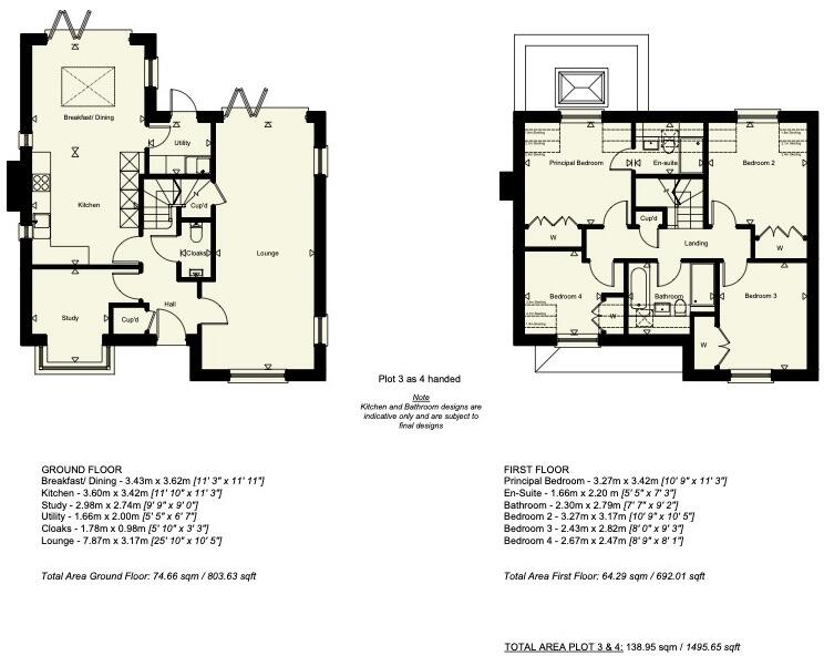 Fabulous New 4 Bed with a Garage floorplan