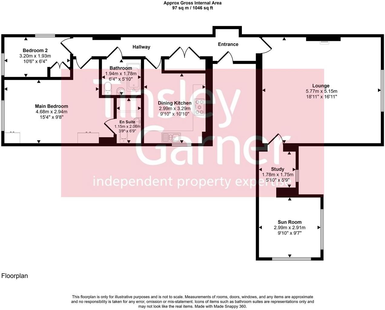 Trent Close, Stone floorplan