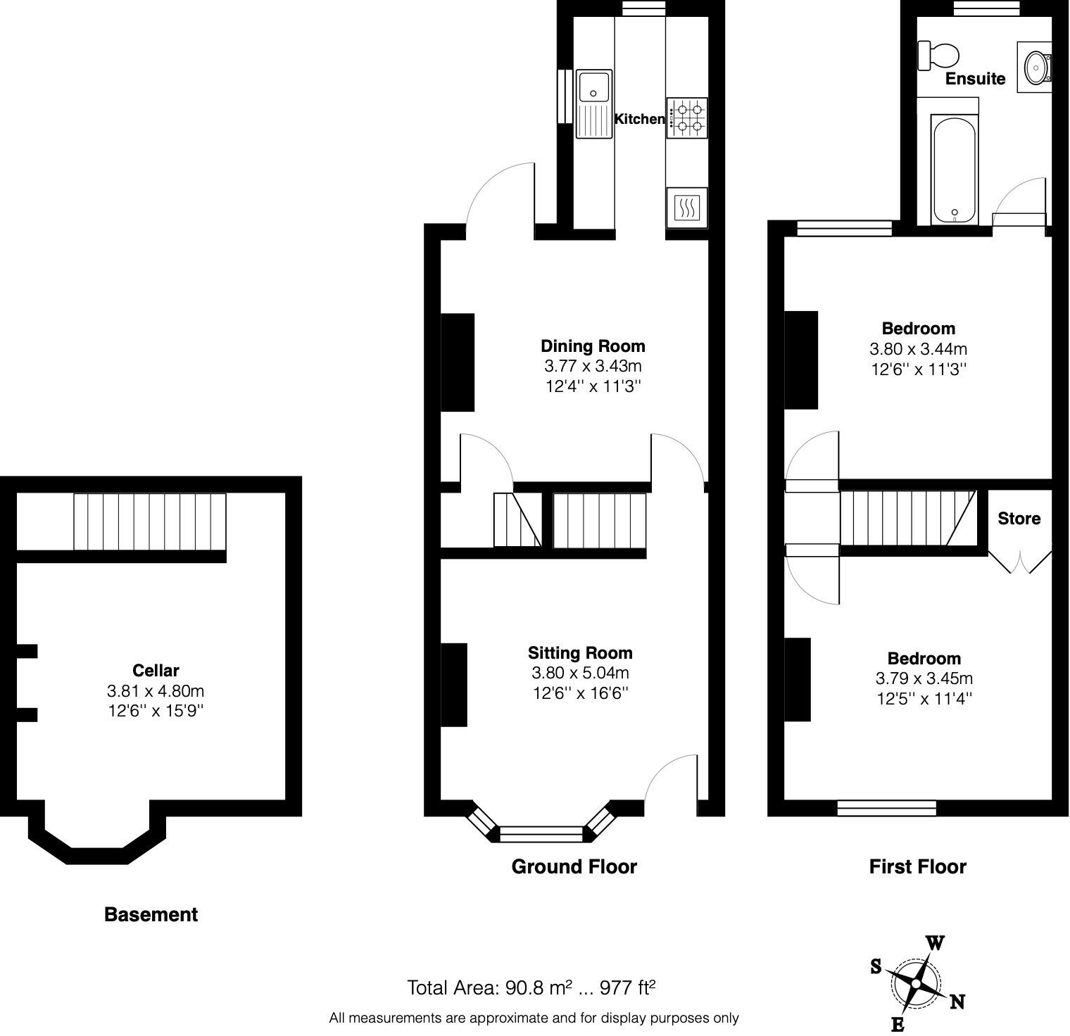 23 Vauxhall Street, Worcester, WR3 8PA floorplan