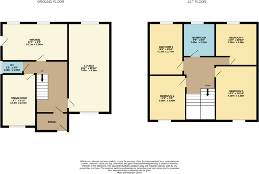 Andrews Grove, Ackworth floorplan