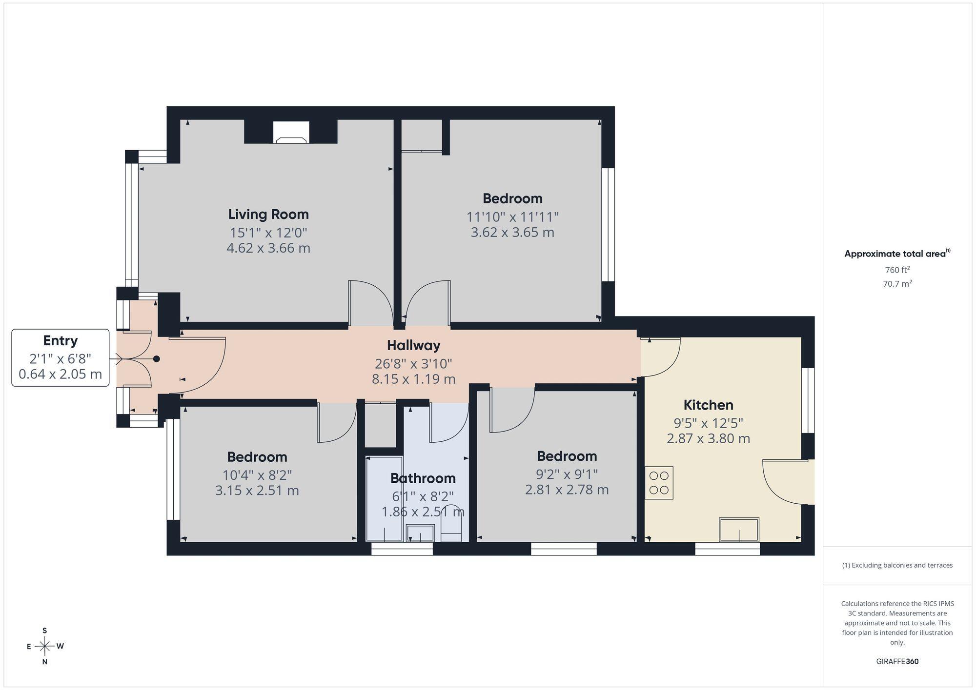 Gower Grove, Walmer Bridge, PR4 floorplan