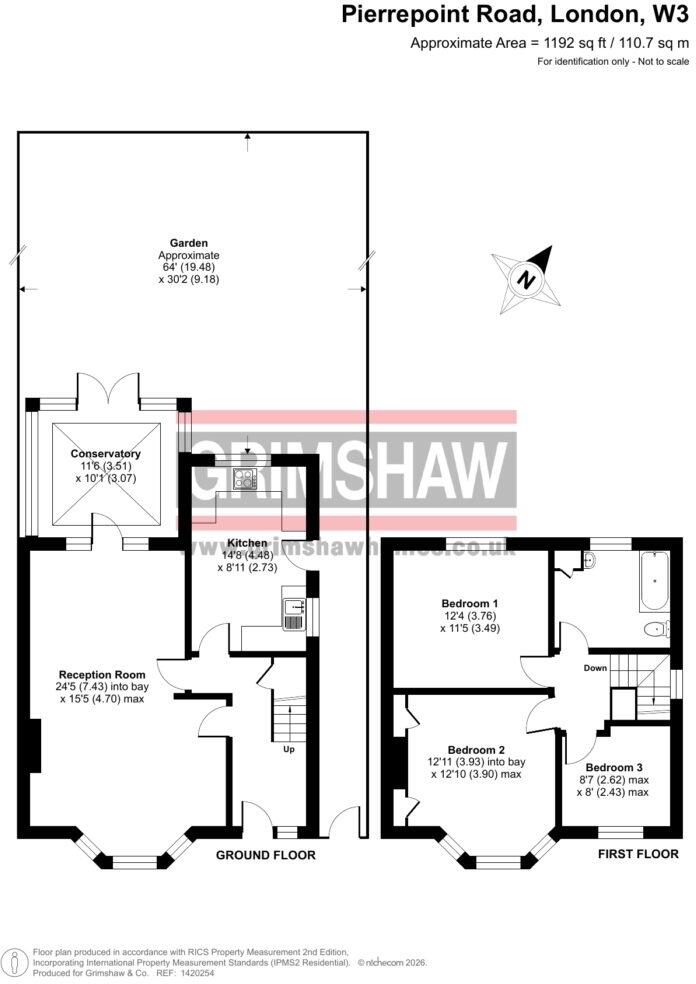 Pierrepoint Road, Acton, W3 floorplan