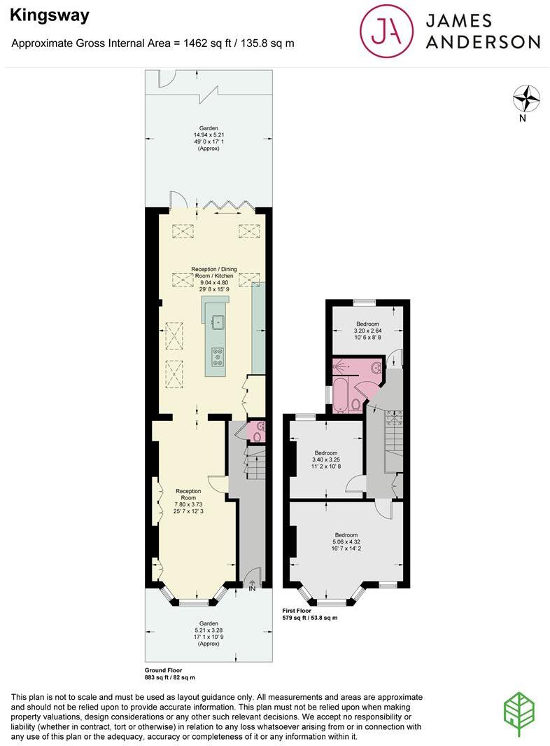 Kingsway, East Sheen, SW14 floorplan