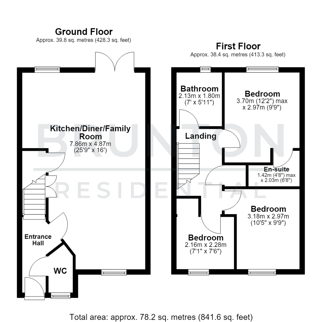 Fall Pass, Gateshead, NE8 floorplan