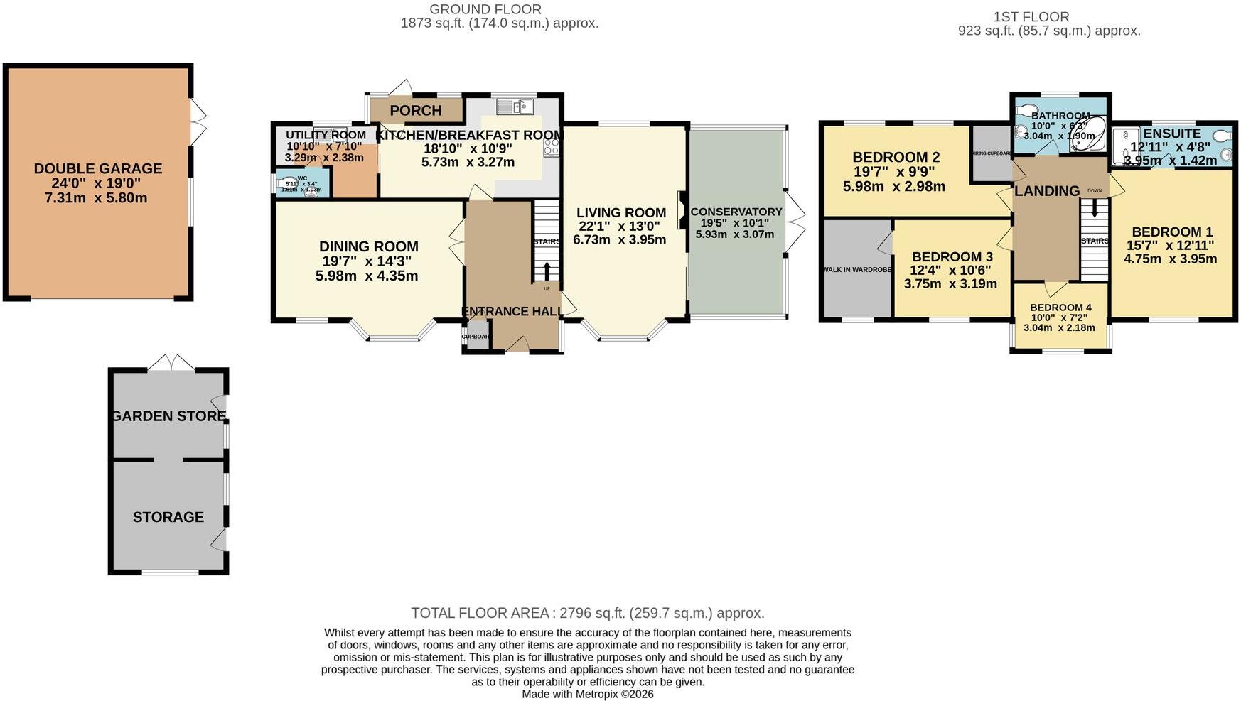 59, Church Street, Broseley, TF12 floorplan