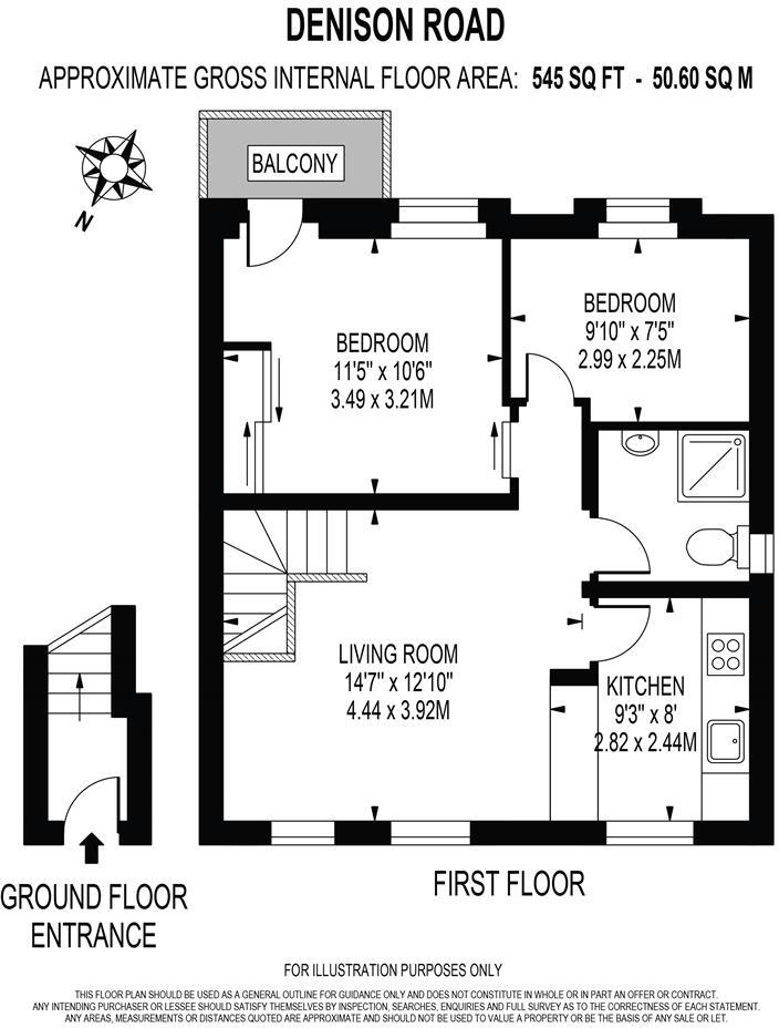 Denison Road, Colliers Wood floorplan