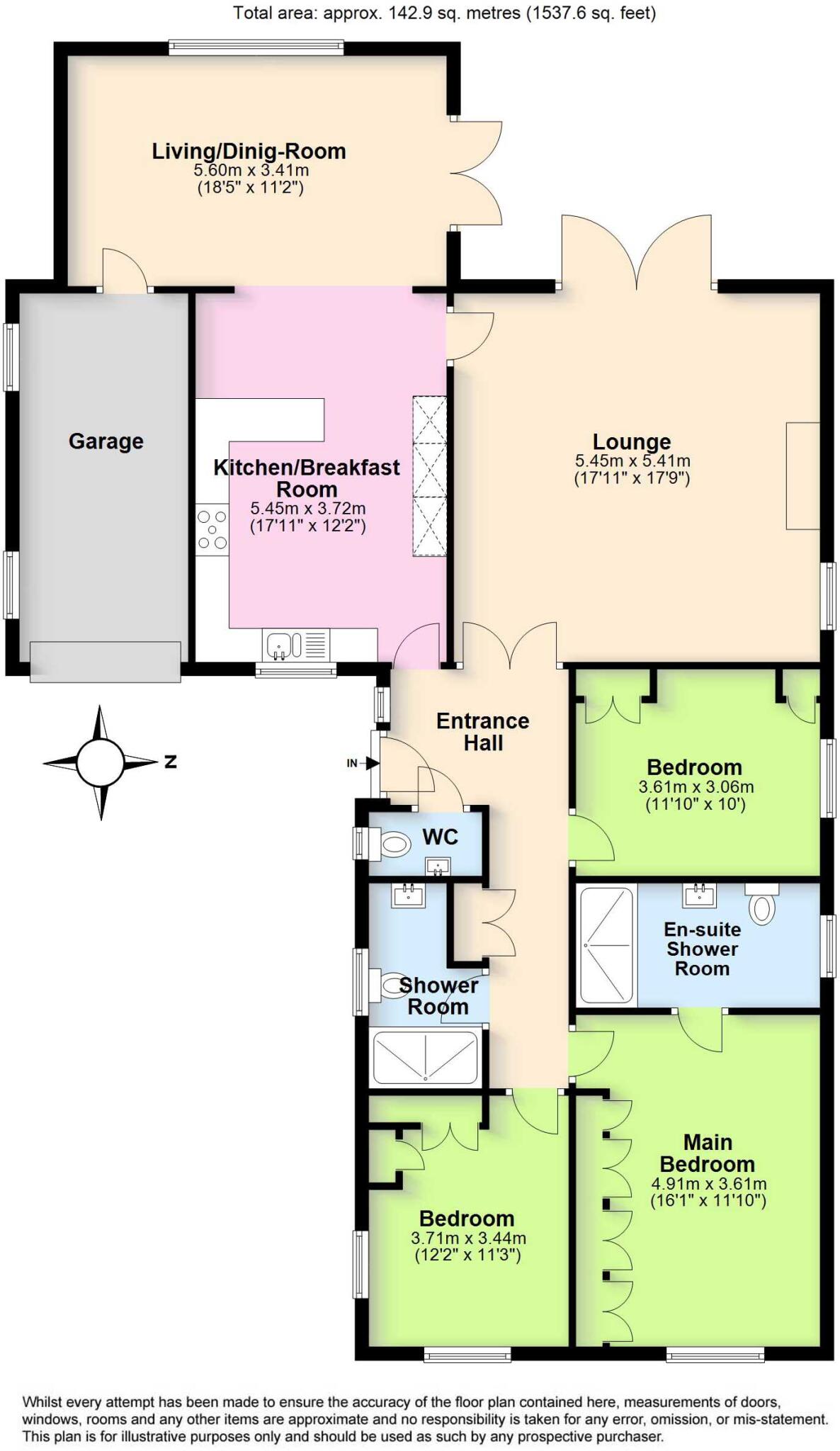 West Drive, Ferring, Worthing, West Sussex, BN12 floorplan