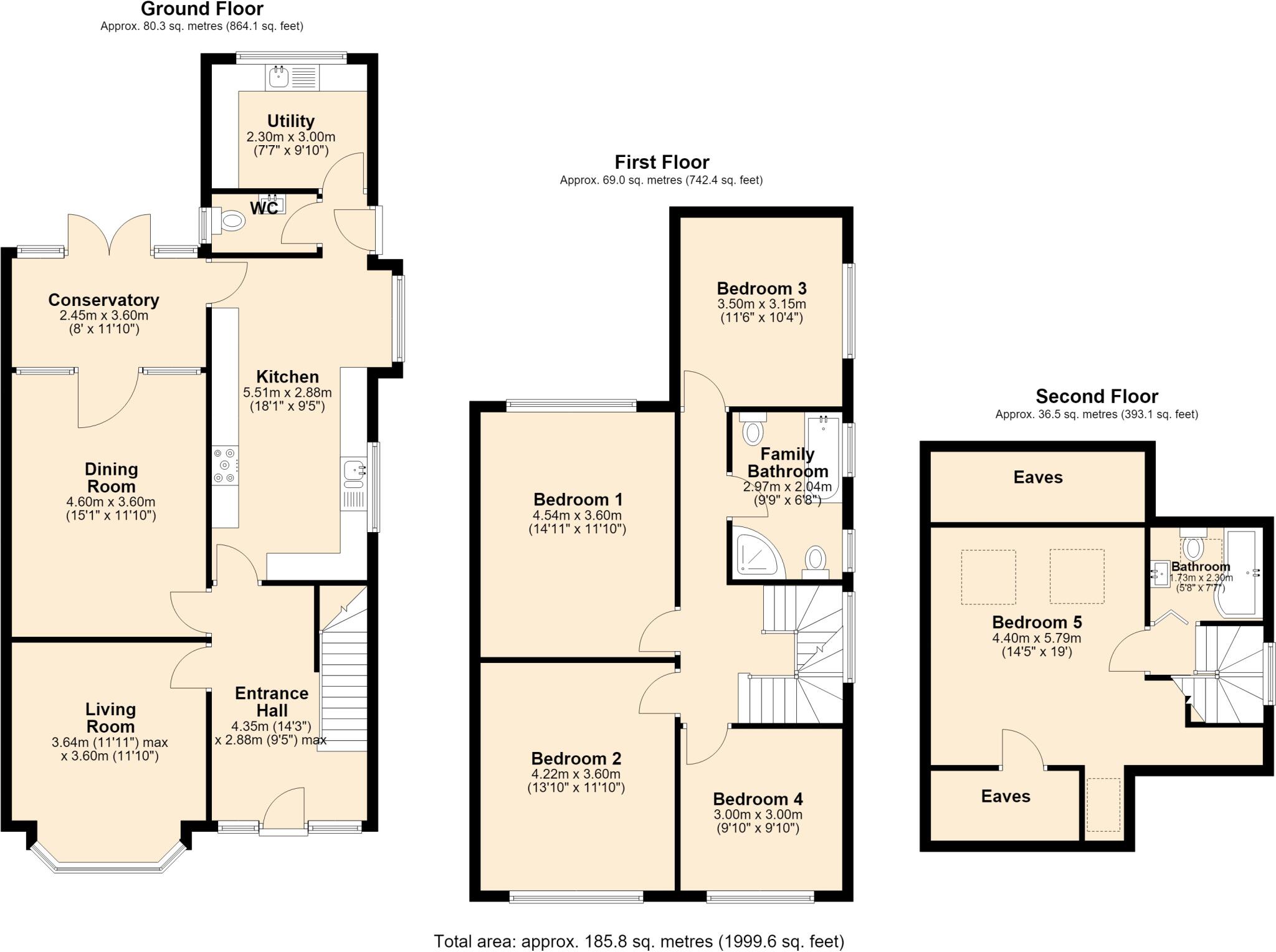 Park Avenue, Sale, Trafford floorplan