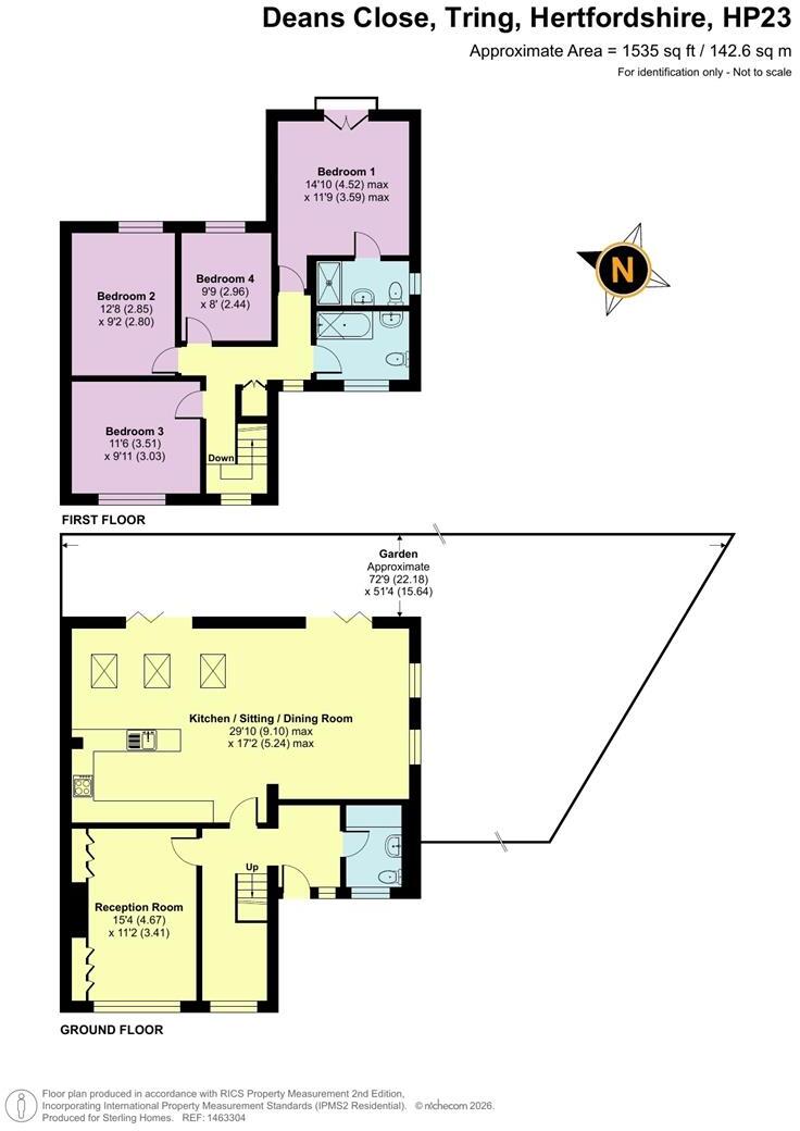 Deans Close, Tring floorplan