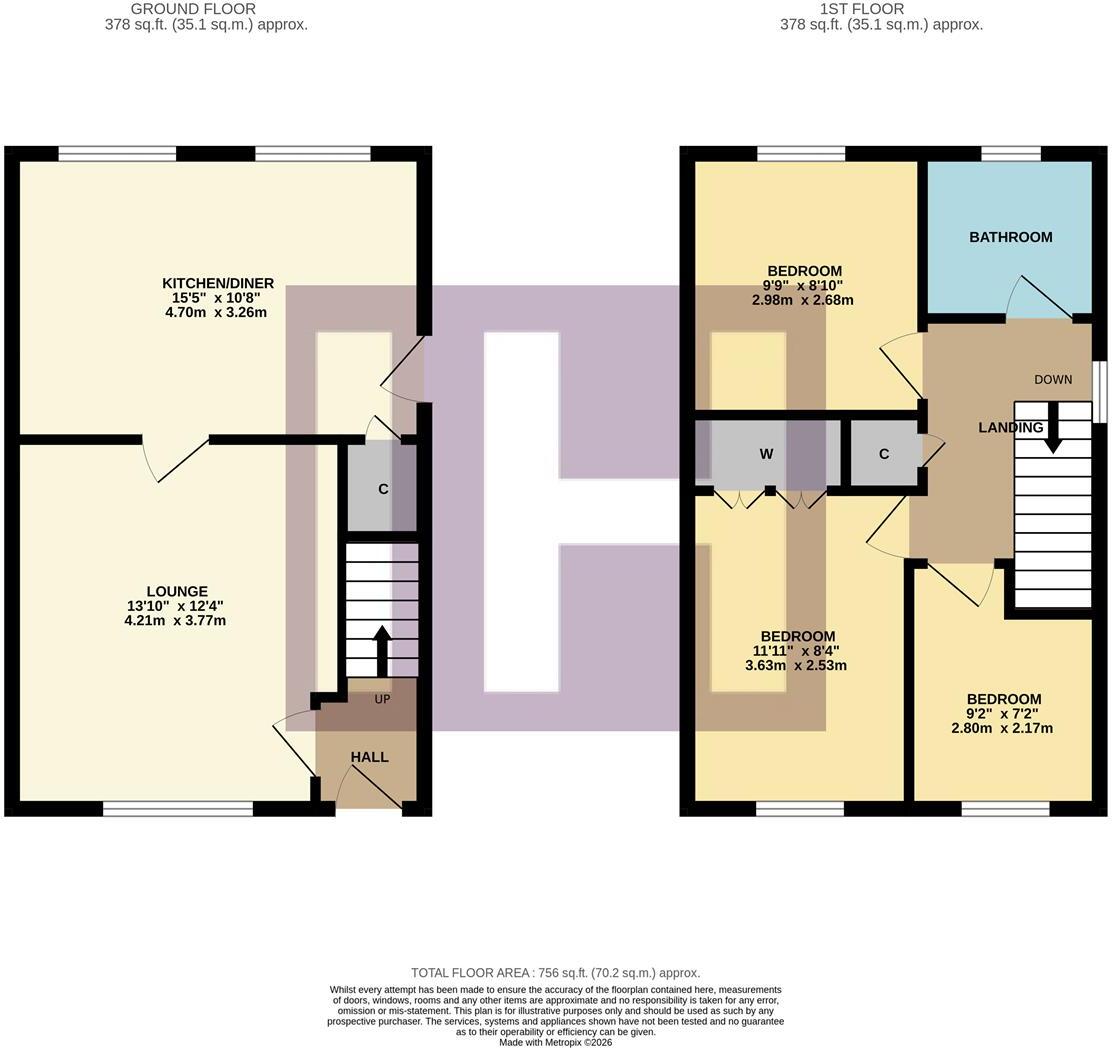 Scugdale Close, Yarm floorplan