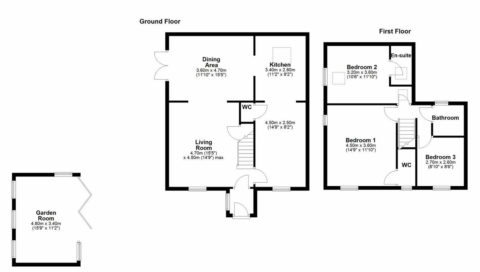 Nymet Rowland, Crediton floorplan