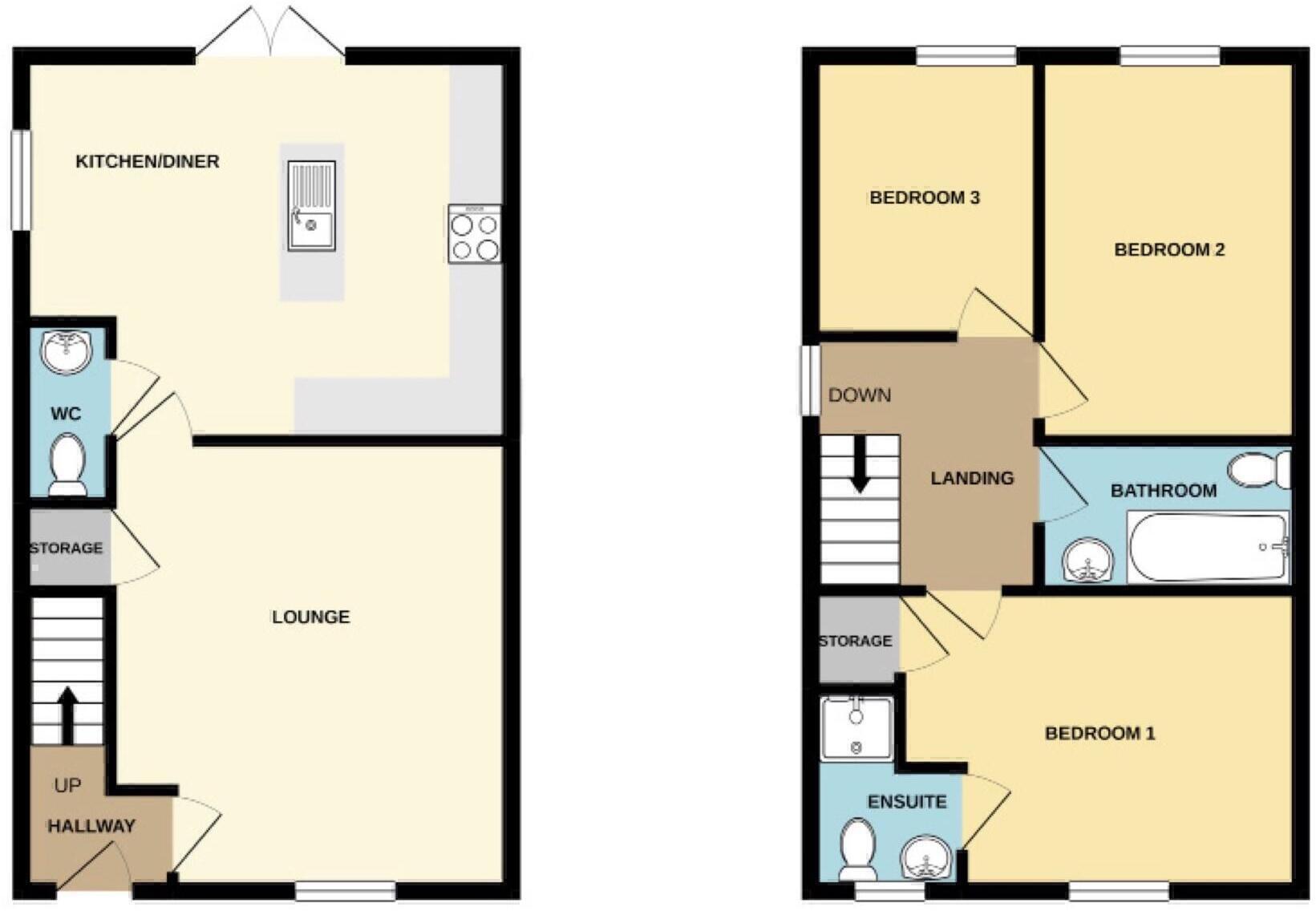 Scholars View, Houghton-le-spring, Sunderland floorplan