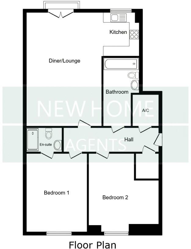 Jacob House, Aylward Street, Portsmouth, PO1 3FG floorplan