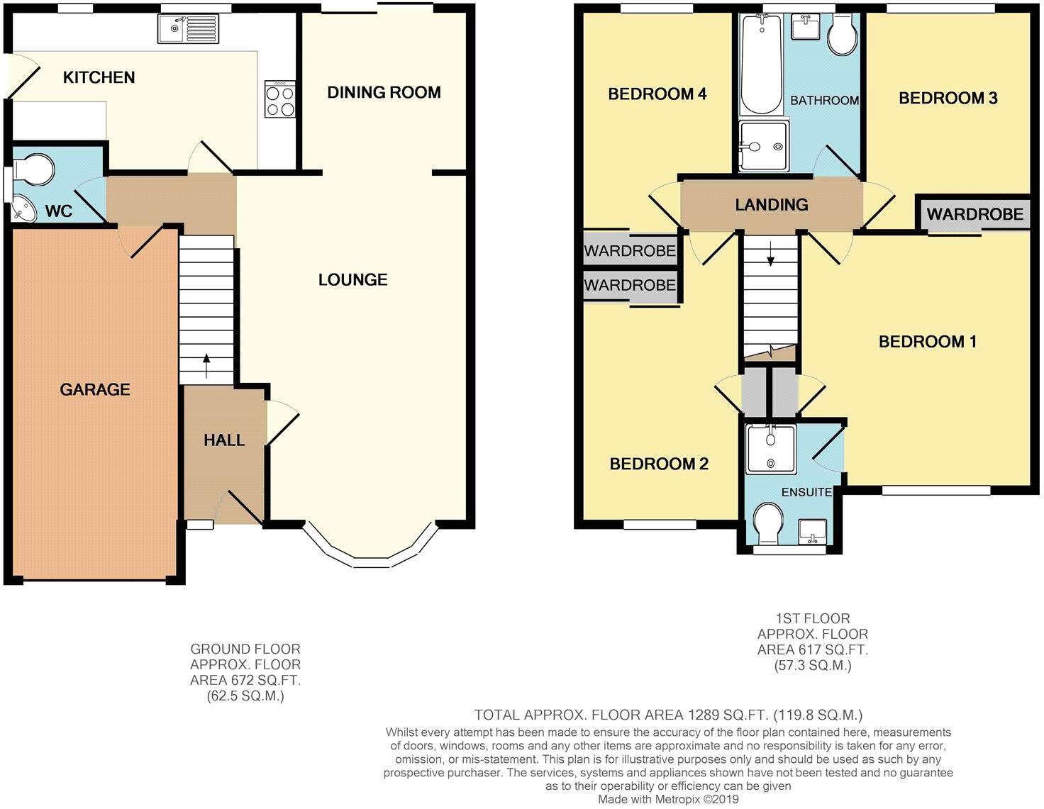 Melbourne Drive, Mildenhall, Bury St. Edmunds, Suffolk, IP28 floorplan