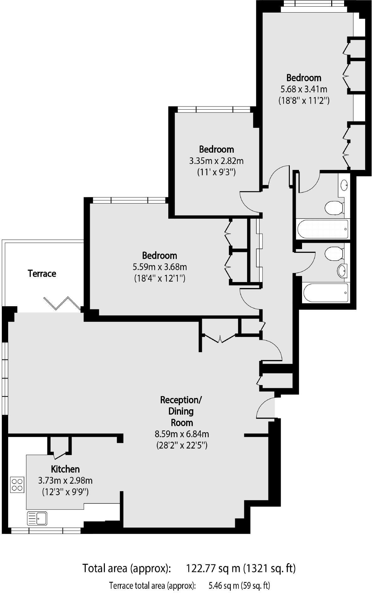 Avenue Road, St. John's Wood floorplan