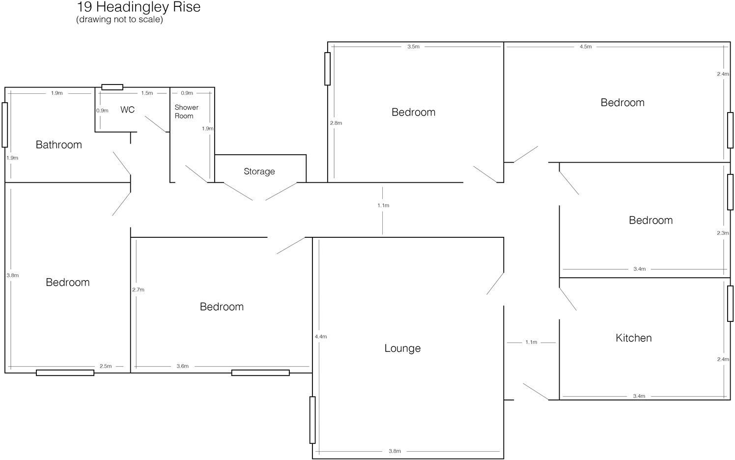 Flat 19 Headingley Rise, Welton Road, Leeds floorplan