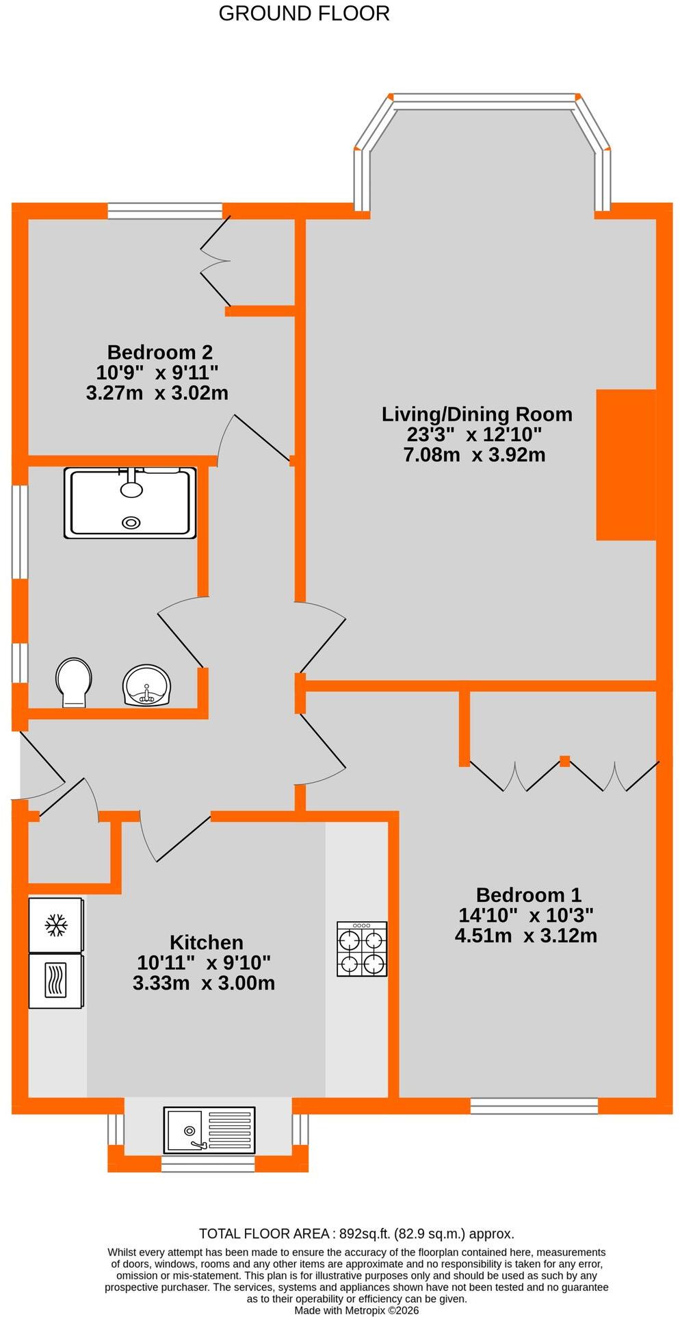 30 South Hill Road, Bromley, BR2 floorplan