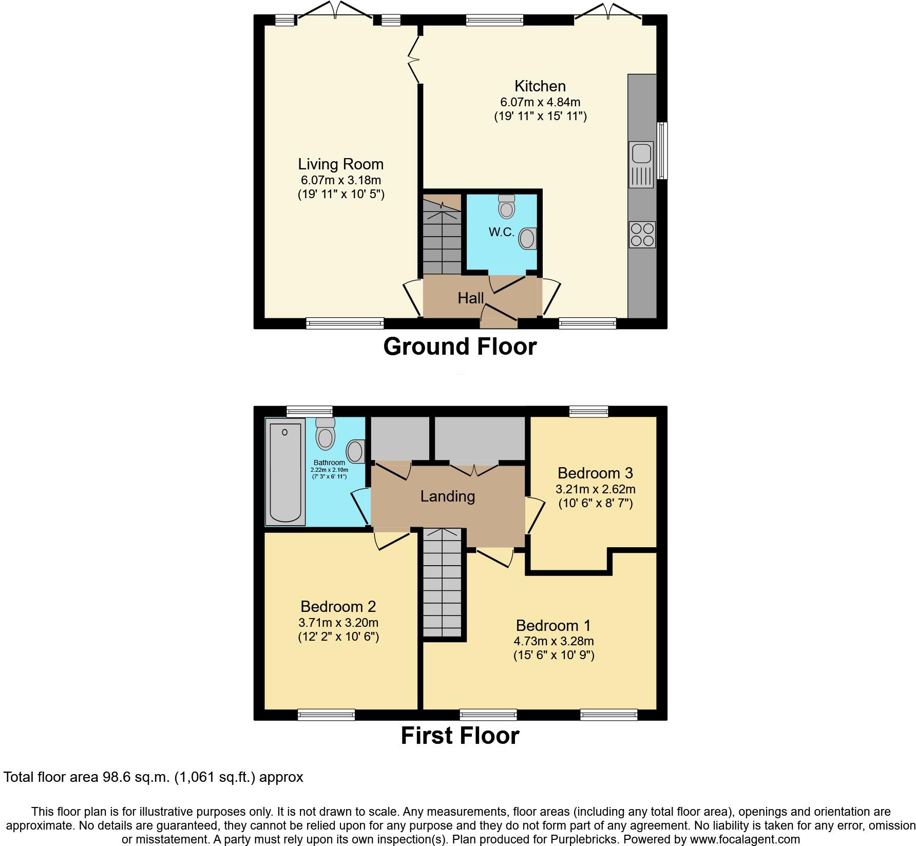 Hanscombe End Road, Hitchin, SG5 floorplan