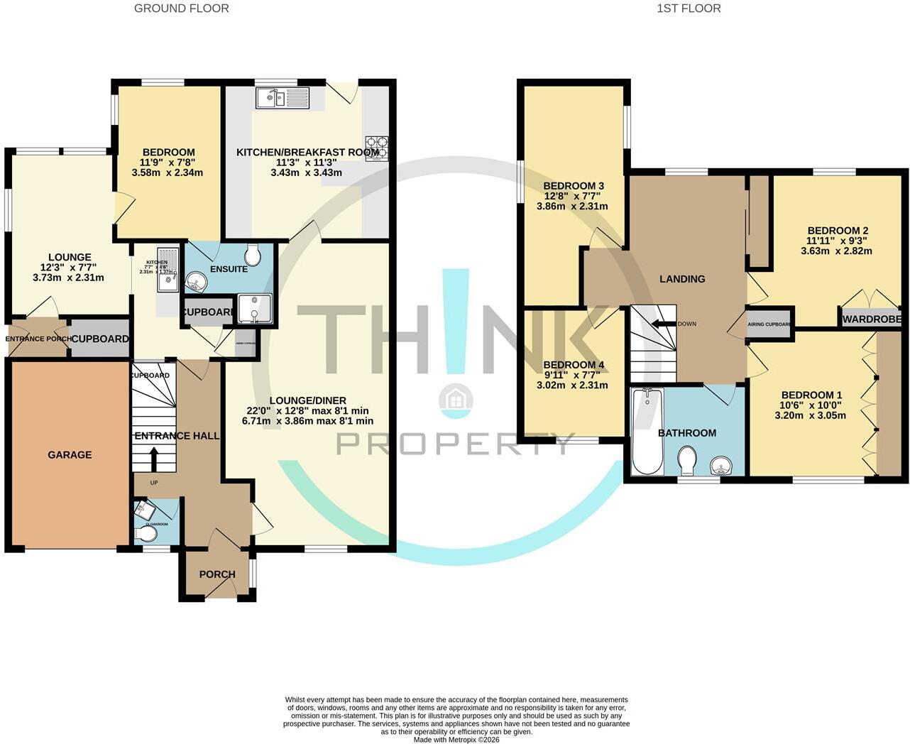 Laburnum Avenue, Taverham, Norwich floorplan